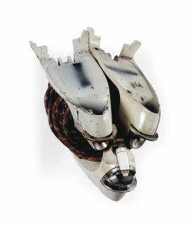 Willie Cole - Untitled (Skull) I