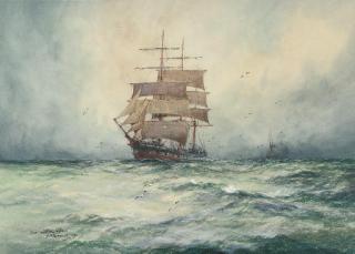 Willliam Minshall Birchall - O\'er restless waters