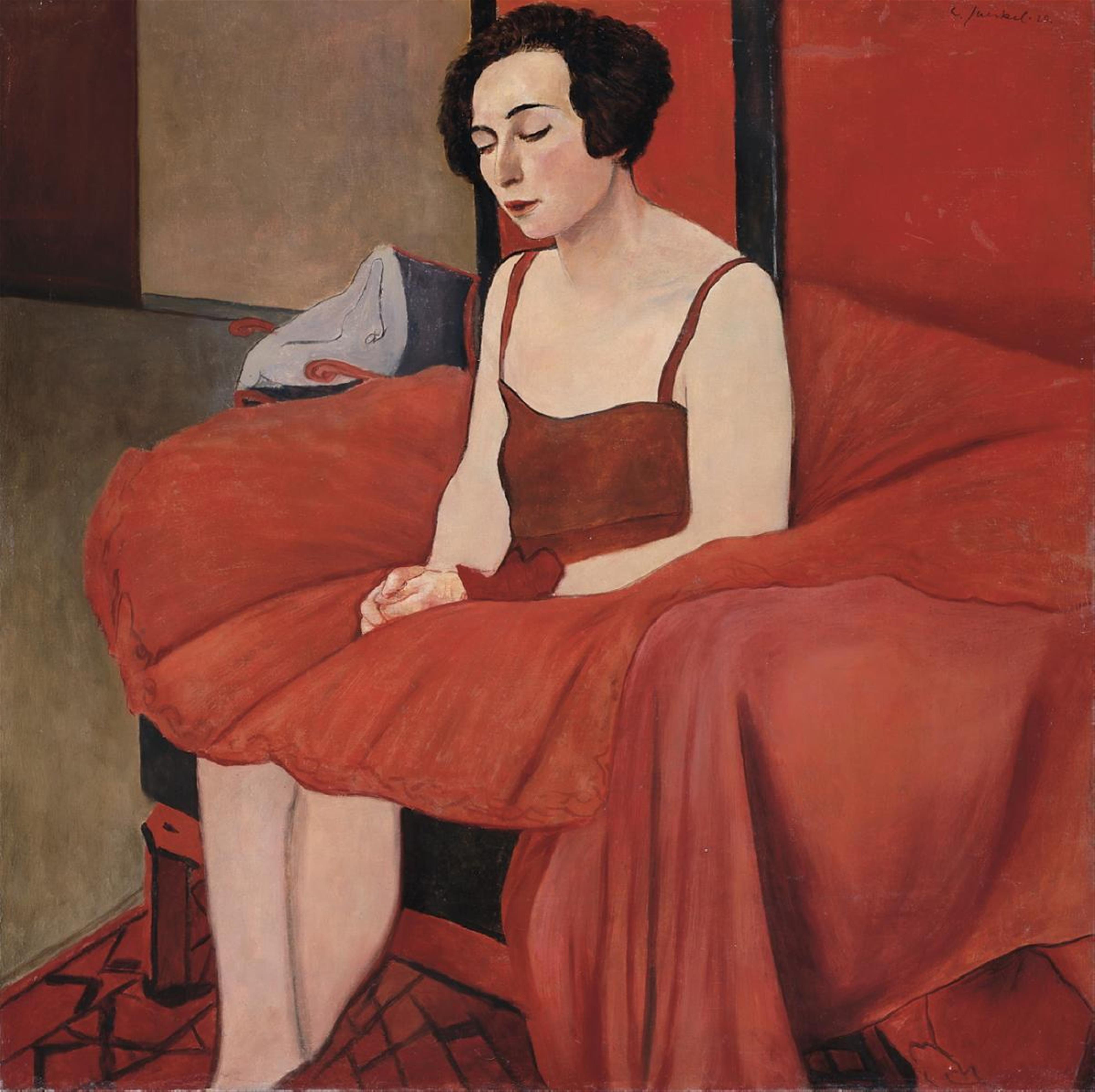 Willy Jaeckel - Die rote Tänzerin