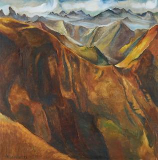 Willy Jaeckel - Gebirgslandschaft