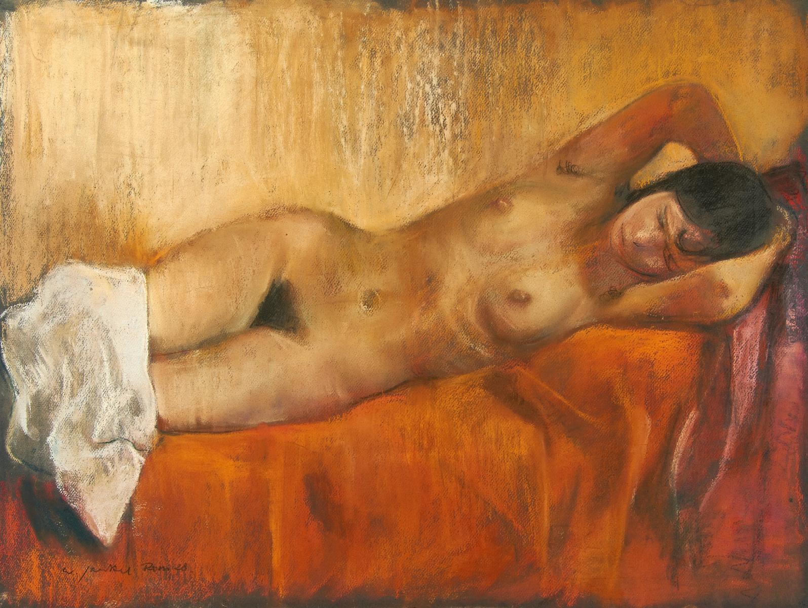 Willy Jaeckel - Liegender weiblicher Akt