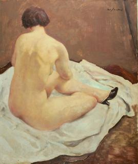 Willy Jaeckel - Rückenakt.