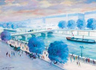 Willy James - Le pont de la Concorde