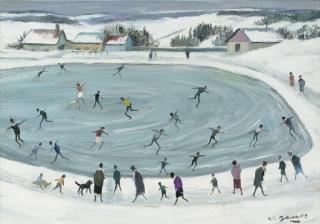Willy James - L\'Étang Gelé Aux Patineurs