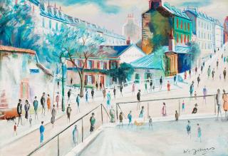 Willy James - L\'homme et la rue le Lapin Agile\