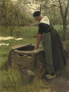 Willy Martens - Fetching water from the well
