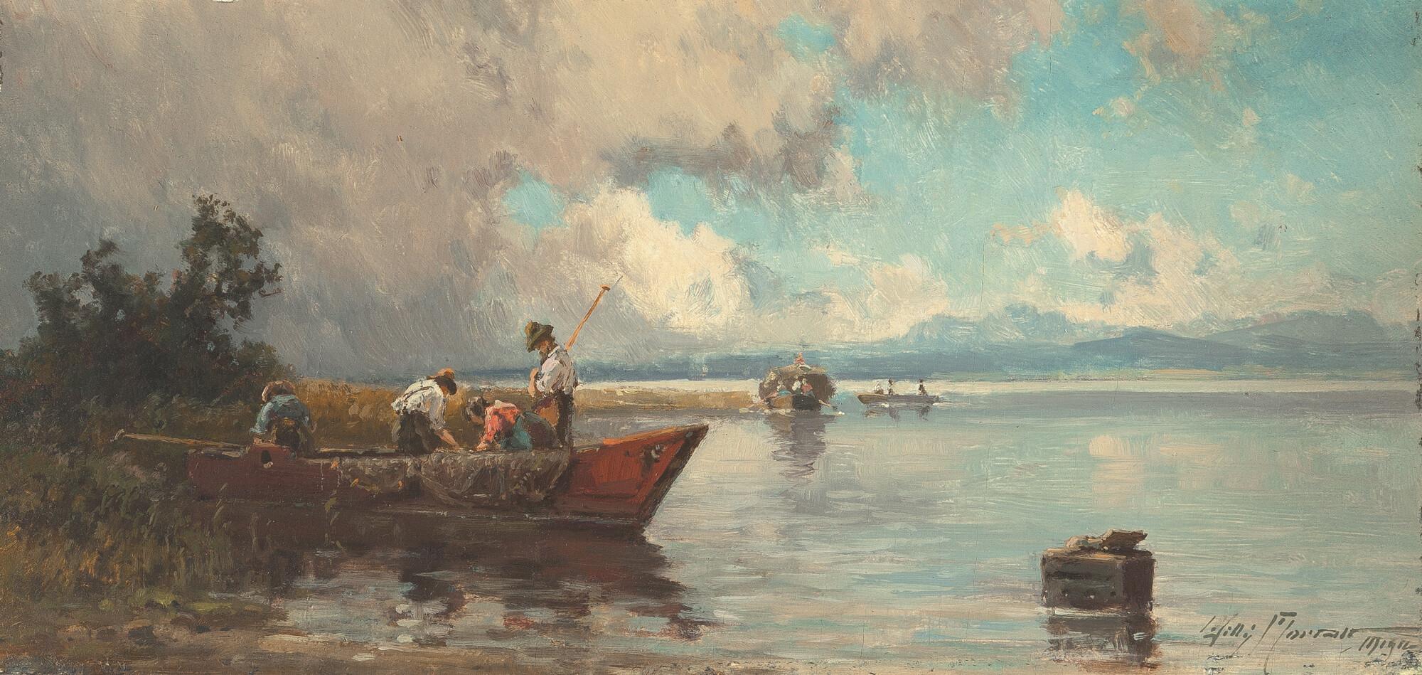 Willy Moralt - Fischer am Chiemsee