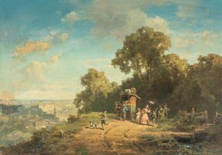 Willy Moralt - Sonntäglicher Familienausflug mit der Kutsche