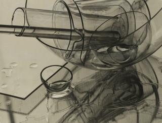 Willy Otto Zielke - Hommage À Wagenfeld, 1929Vintage Silver Print. On The Reverse, Signed In Pencil.