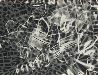 Willy Otto Zielke - Sans Titre (Photogramme), Vers 1930Vintage Silver Print. Flush-Mounted On Original Card. Signed In Pencil On The Card At Lower Right.