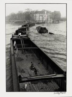 Willy Ronis - Pont Neuf, 14 July 1950; La Peniche Aux Enfants, 1959