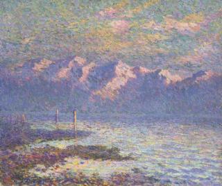 Willy Schlobach - Vue d\'un lac