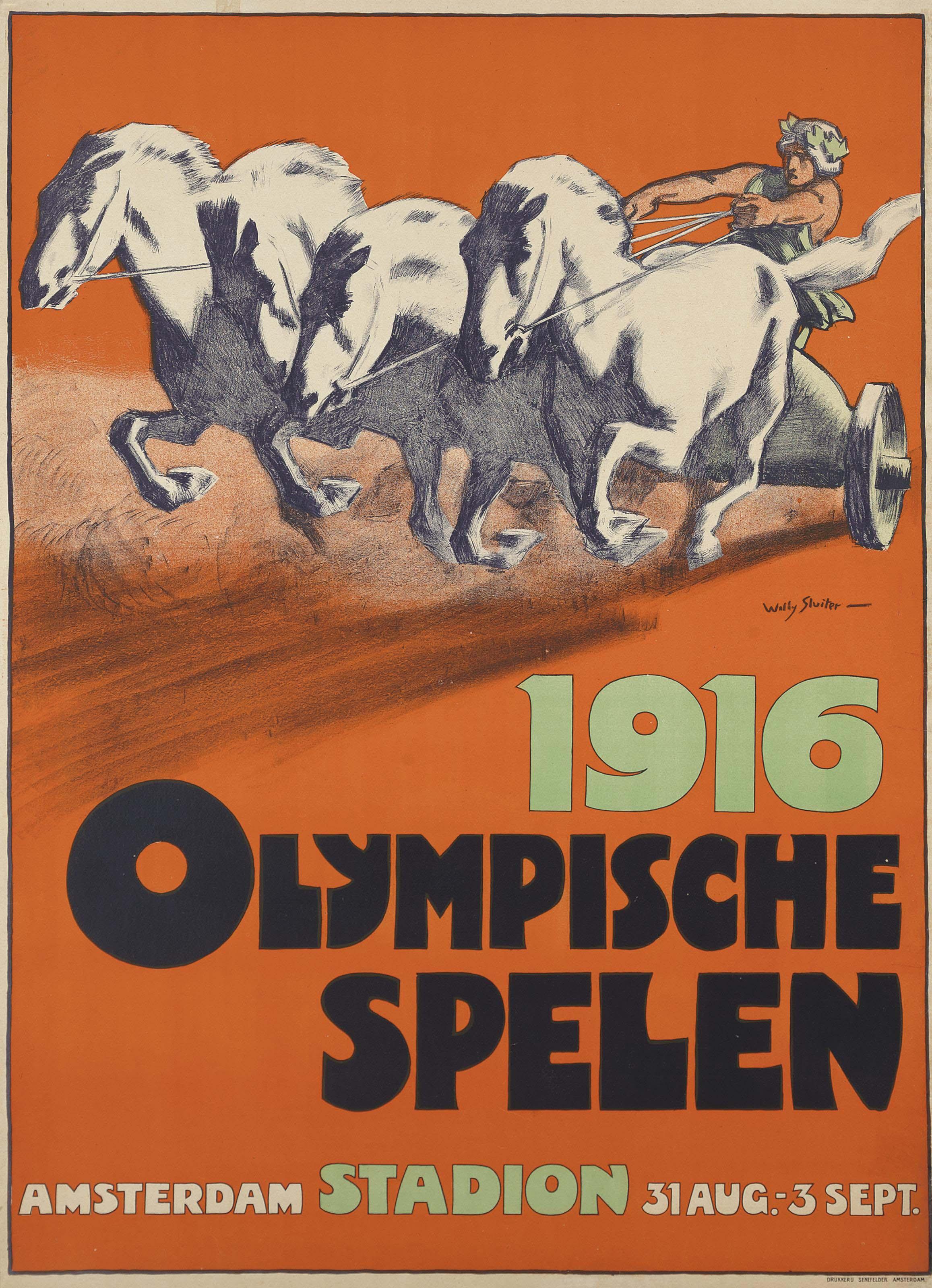Willy Sluiter - 1916 Olympische Spelen