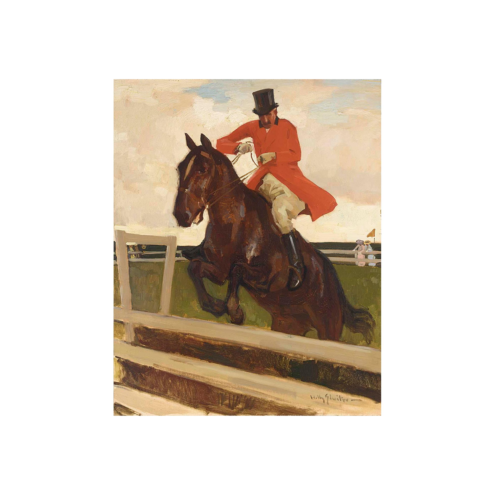 Willy Sluiter - A Jumping Jockey