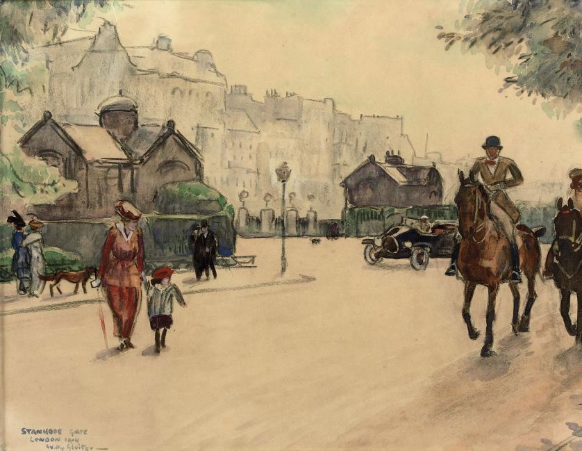 Willy Sluiter - Stanhope gate, London