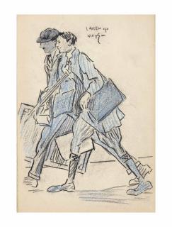 Willy Sluiter - Striding artists, Laren