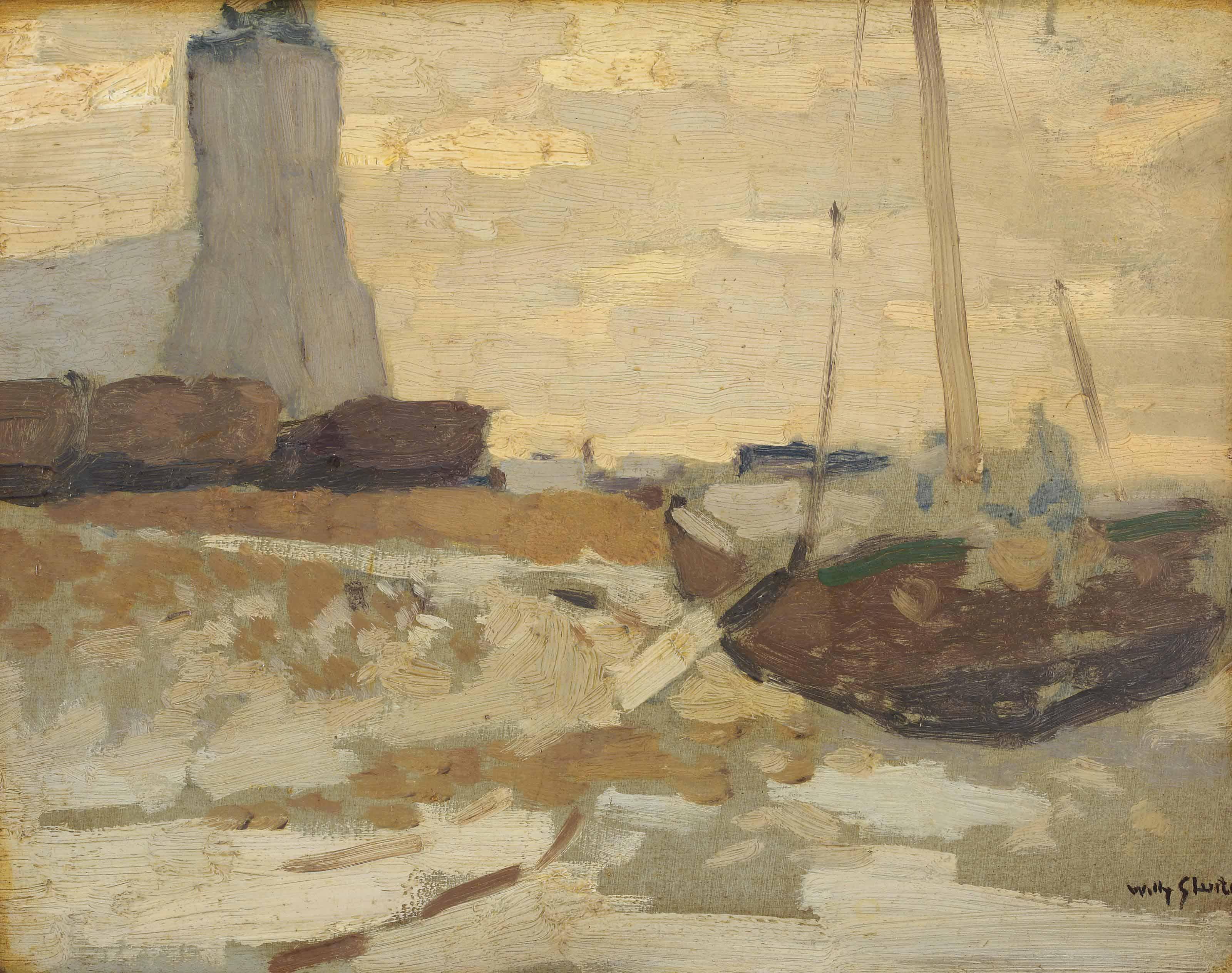 Willy Sluiter - The beach of Katwijk