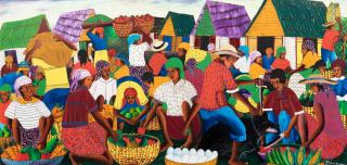 Wilmino Domond - Market Scene