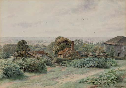 Wilmot Pilsbury, R.W.S. - A sleepy hamlet