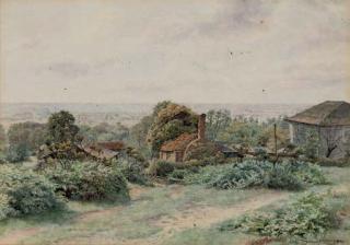 Wilmot Pilsbury, R.W.S. - A sleepy hamlet