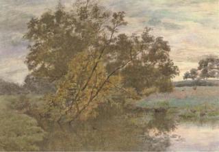 Wilmot Pilsbury, R.W.S. - A Summer Evening
