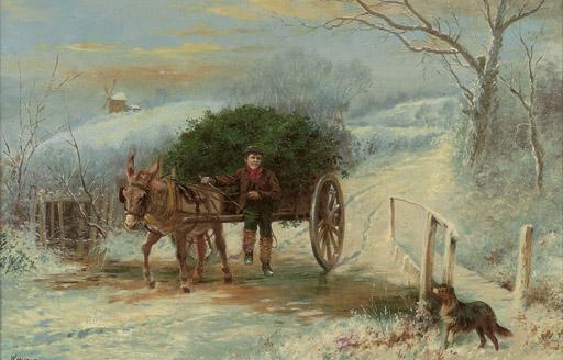 Wilson Hepple - Bringing home the holly