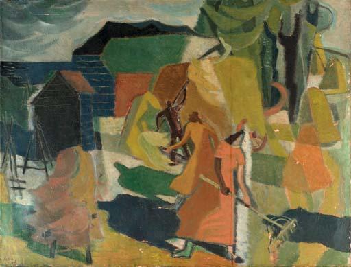 Wim Bosma - At work in the garden