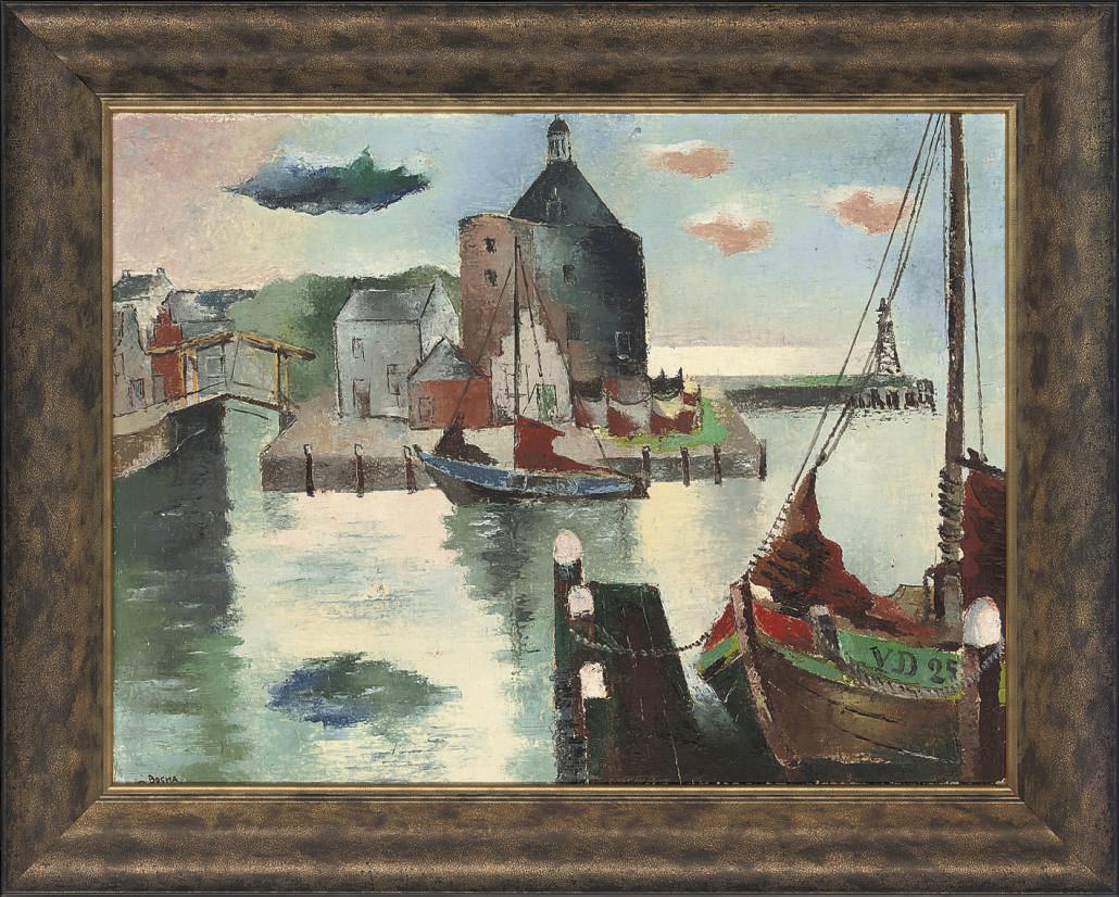 Wim Bosma - Boats In The Harbour
