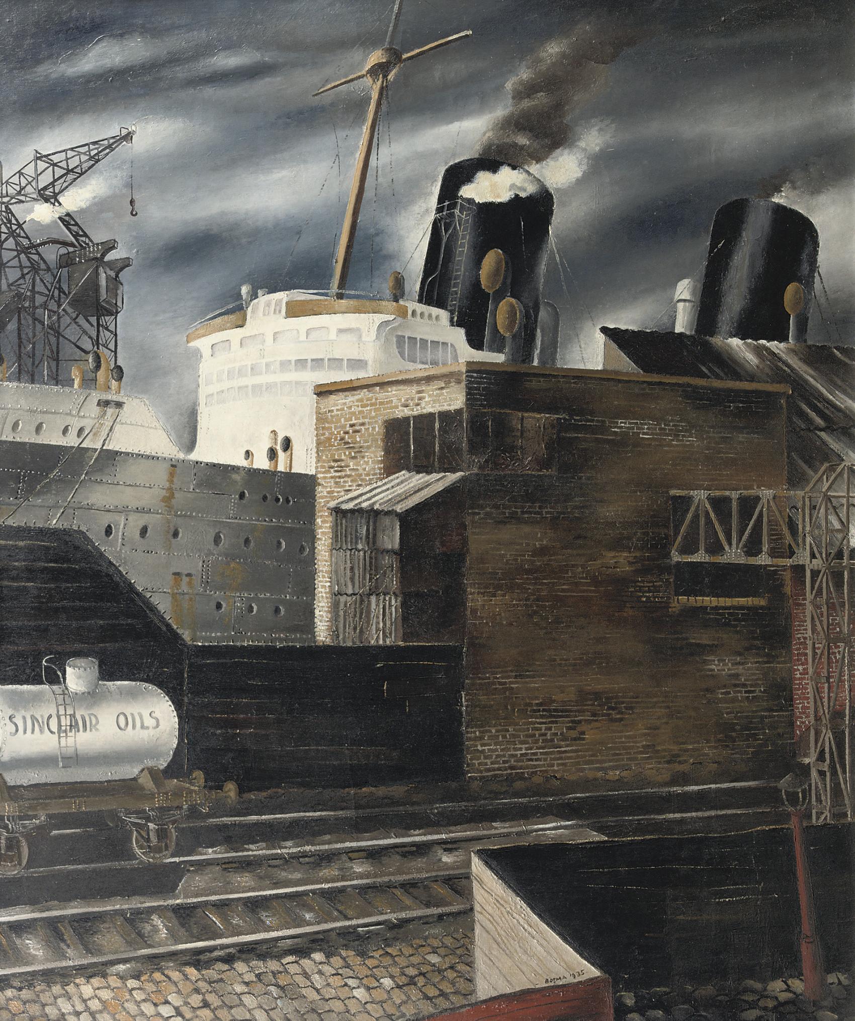 Wim Bosma - Havenbeeld