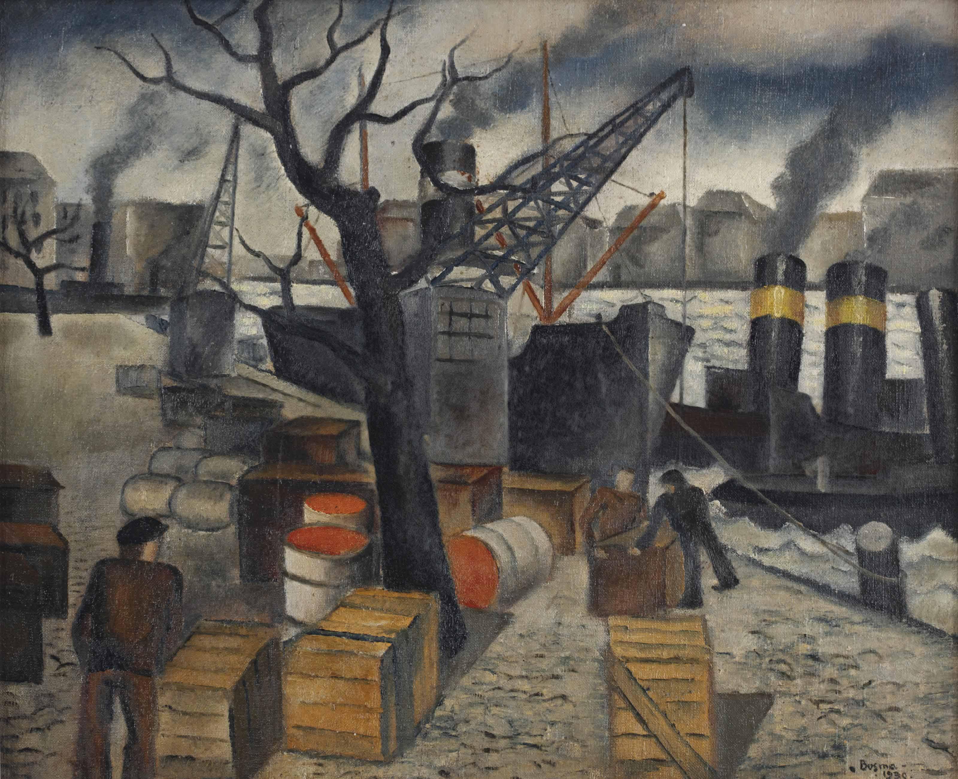 Wim Bosma - In the harbour