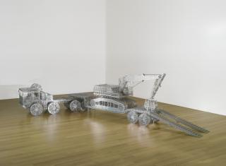 Wim Delvoye - Flatbed Trailer Scale Model And Caterpillar 5C Scale Model