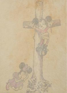 Wim Delvoye - Mickey et Minnie