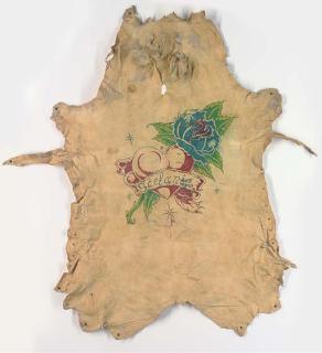 Wim Delvoye - Tattooed Pig Skin (Stefanie)