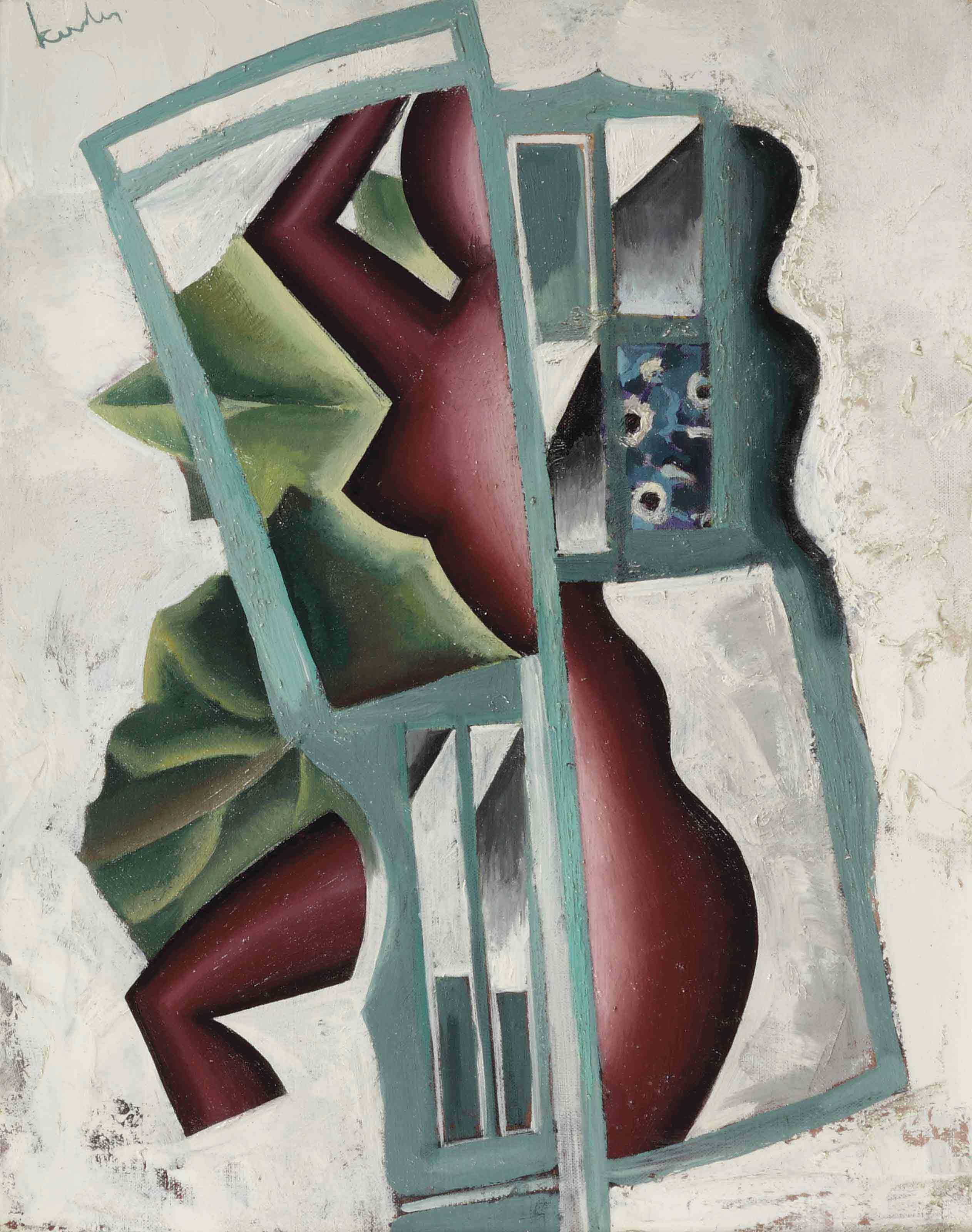 Wim Kersten - Vrouw voor venster