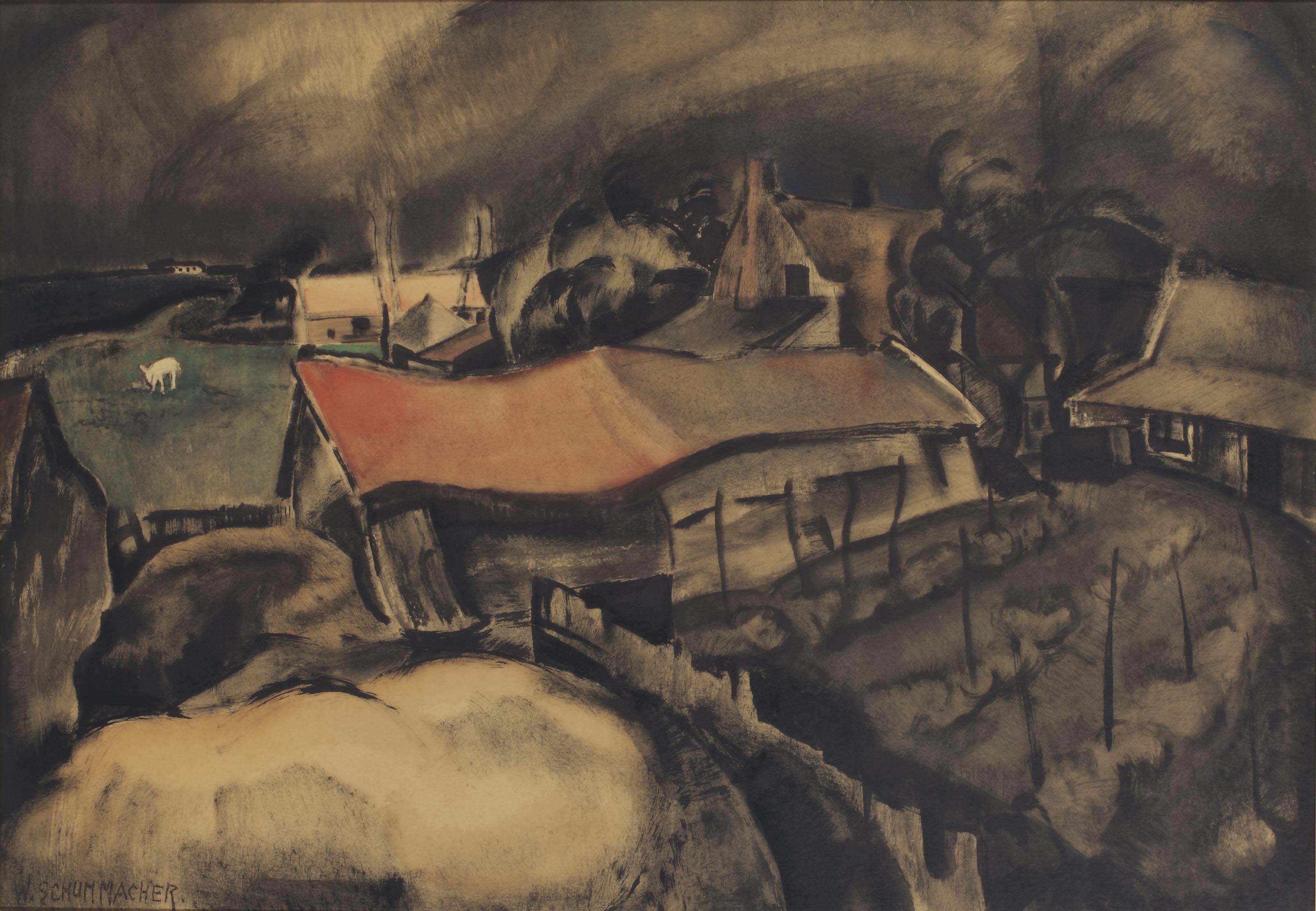 Wim Schuhmacher - A farmhouse near Laren