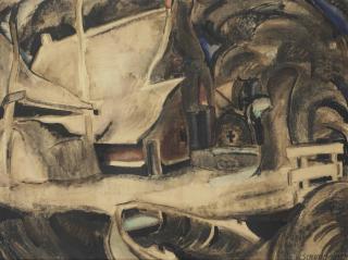 Wim Schuhmacher - A farmhouse near the waterside