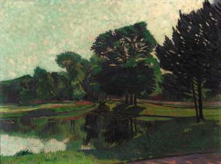 Wim Schuhmacher - Park (probably Prinsenbolwerk, Haarlem)