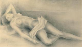 Wim Schuhmacher - Reclining Nude
