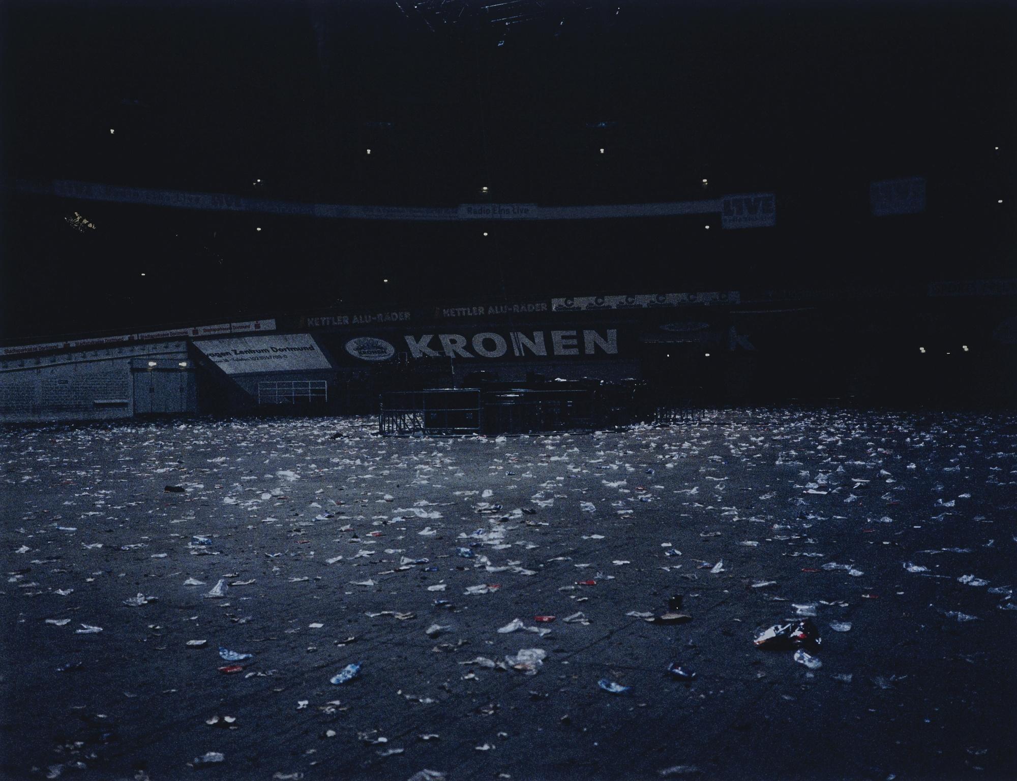 Wim Wenders - After A Concert By Die Toten Hosen At The Westfalen Stadium, Dortmund, 2001Lightjet Print. On The Reverse, Signed In Ink, Titled, Dated And Numbered 6/6 On A Gallery Label Fixed To The Back. Framed.