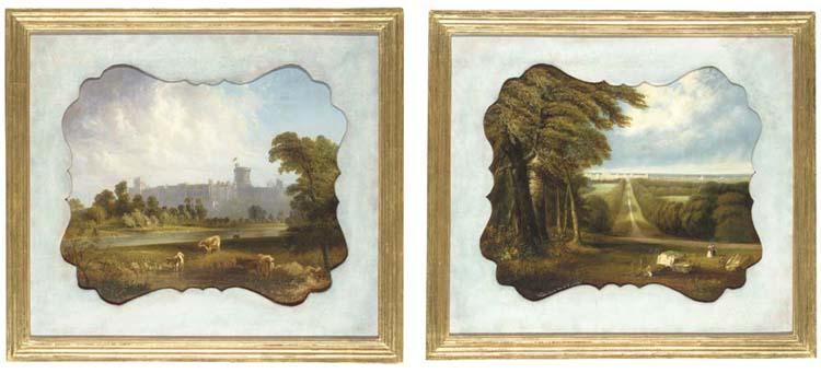 Windsor Castle; And Windsor Castle From The Long Walk