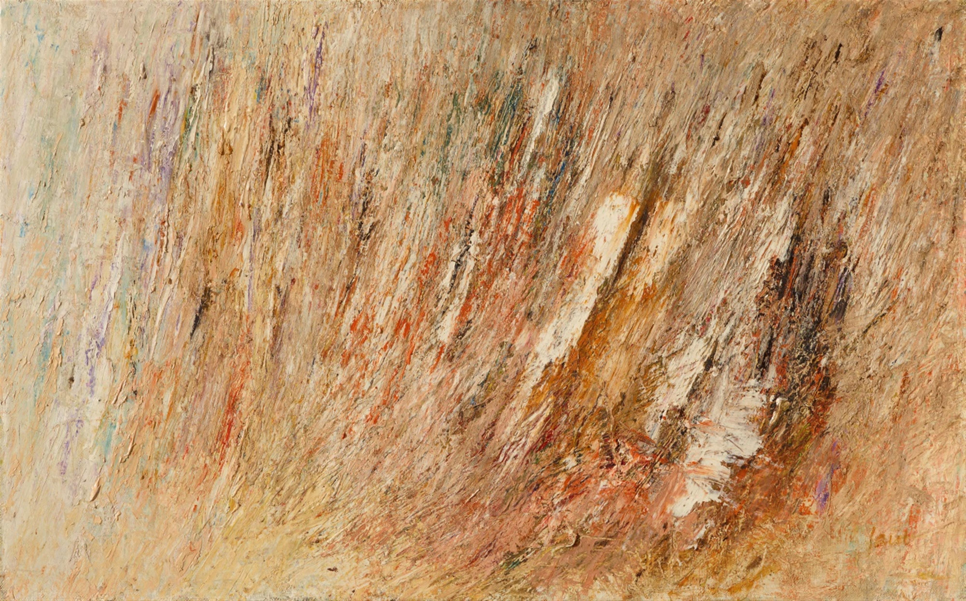 Winfred Gaul - Ohne Titel (Gelbes Palimpsest)