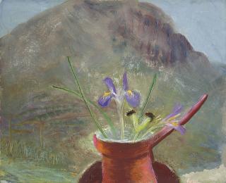 Winifred Nicholson - Blue Iris, Mykhne