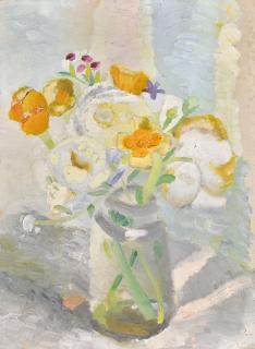 Winifred Nicholson - Flowers In A Jam Jar