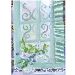 Winifred Nicholson - Periwinkles, Chechovan 