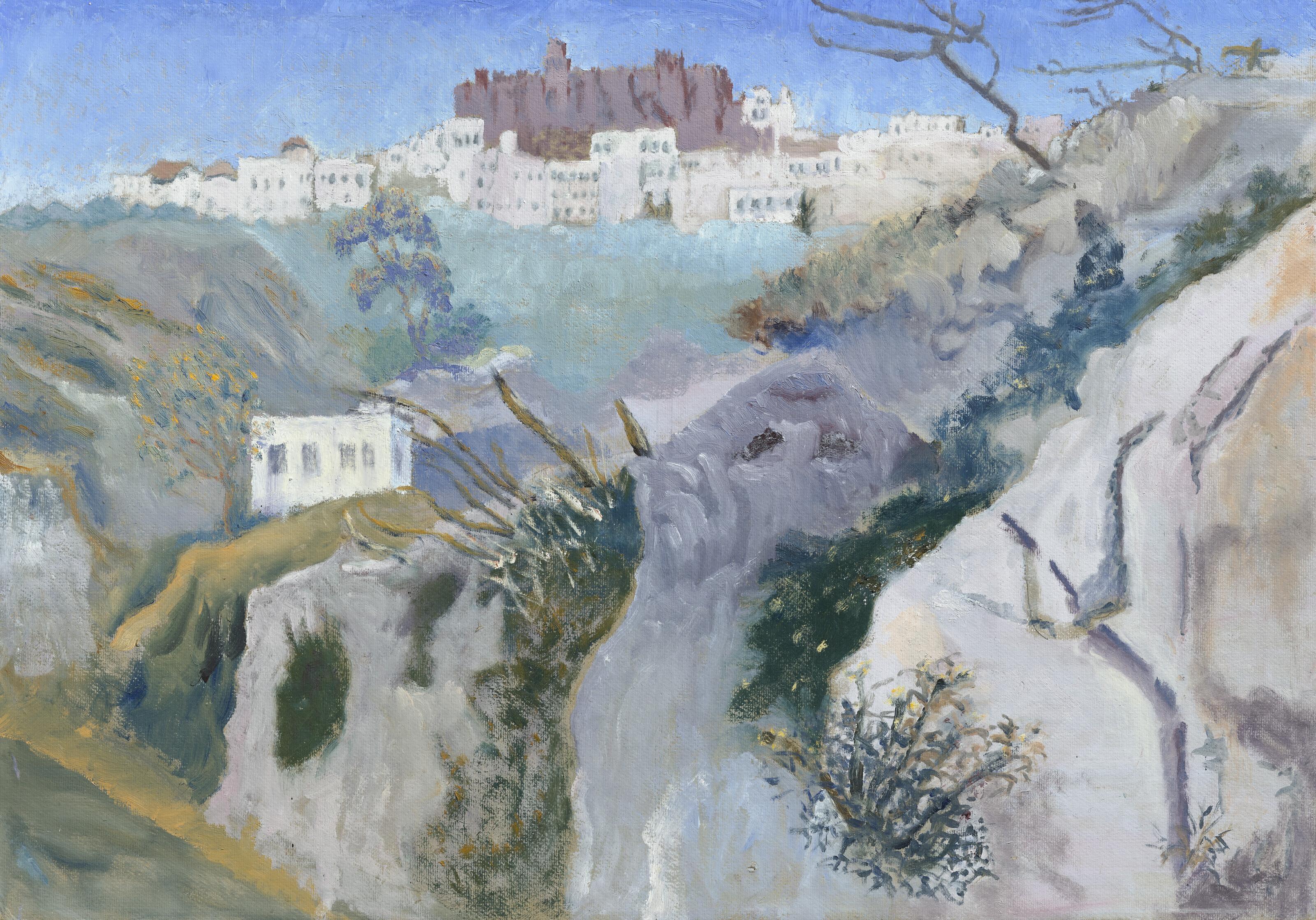 Winifred Nicholson - St John\'s Monastery, Patmos, Greece
