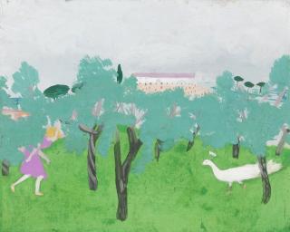 Winifred Nicholson - The White Peacock