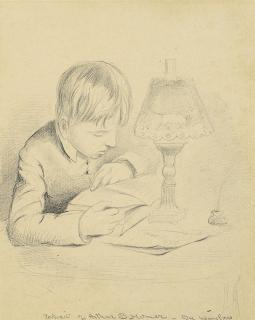 Winslow Homer - Arthur B. Homer and Entrance to Roslin Chapel: A Double-Sided Work