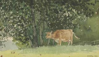 Winslow Homer - Cow in Pasture