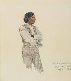 Winslow Homer - David Pharoah, The Last of the Montauks