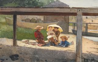 Winslow Homer - In Charge Of Baby